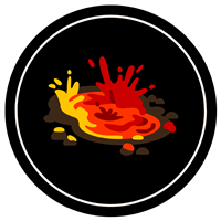 Floor is lava Badge